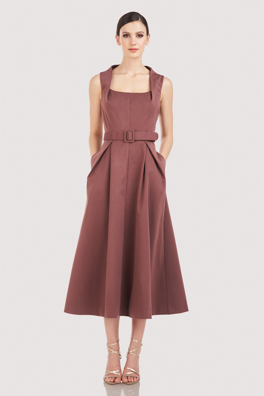 Lucielle Tea Length Dress