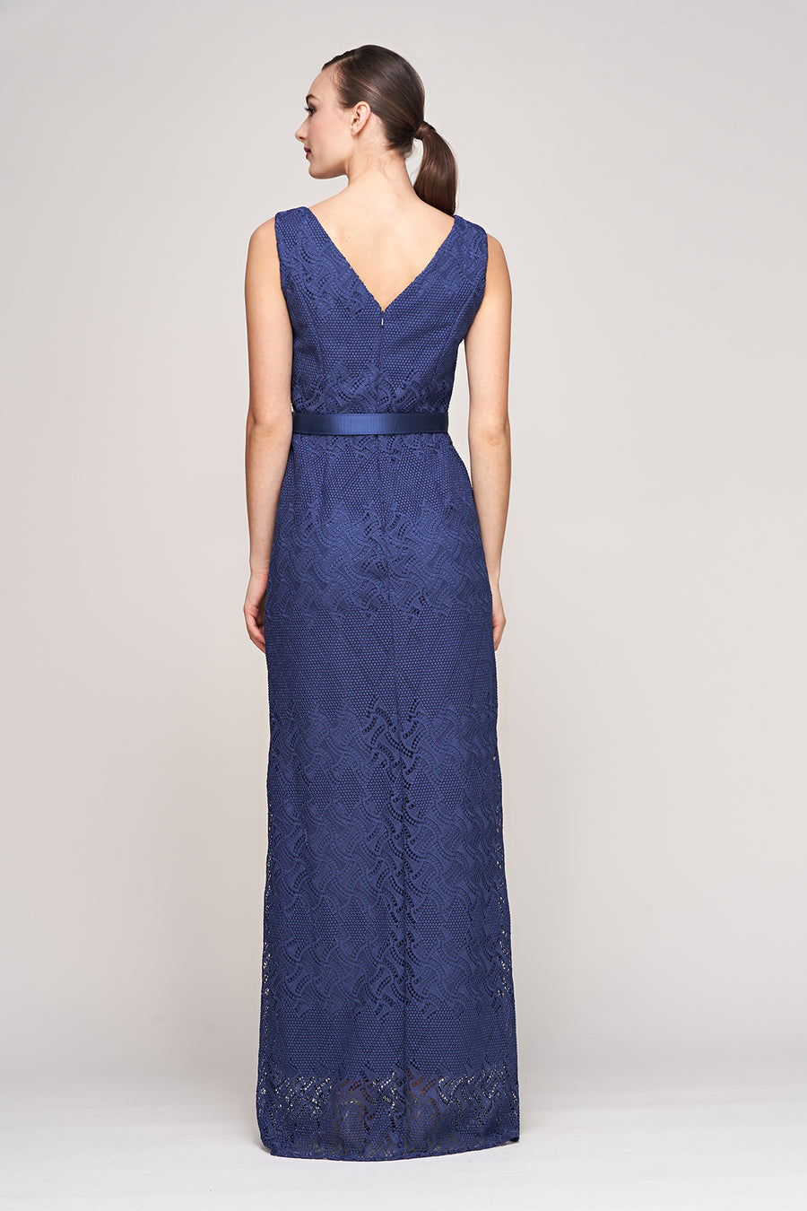 Hendrix Lace Column Gown