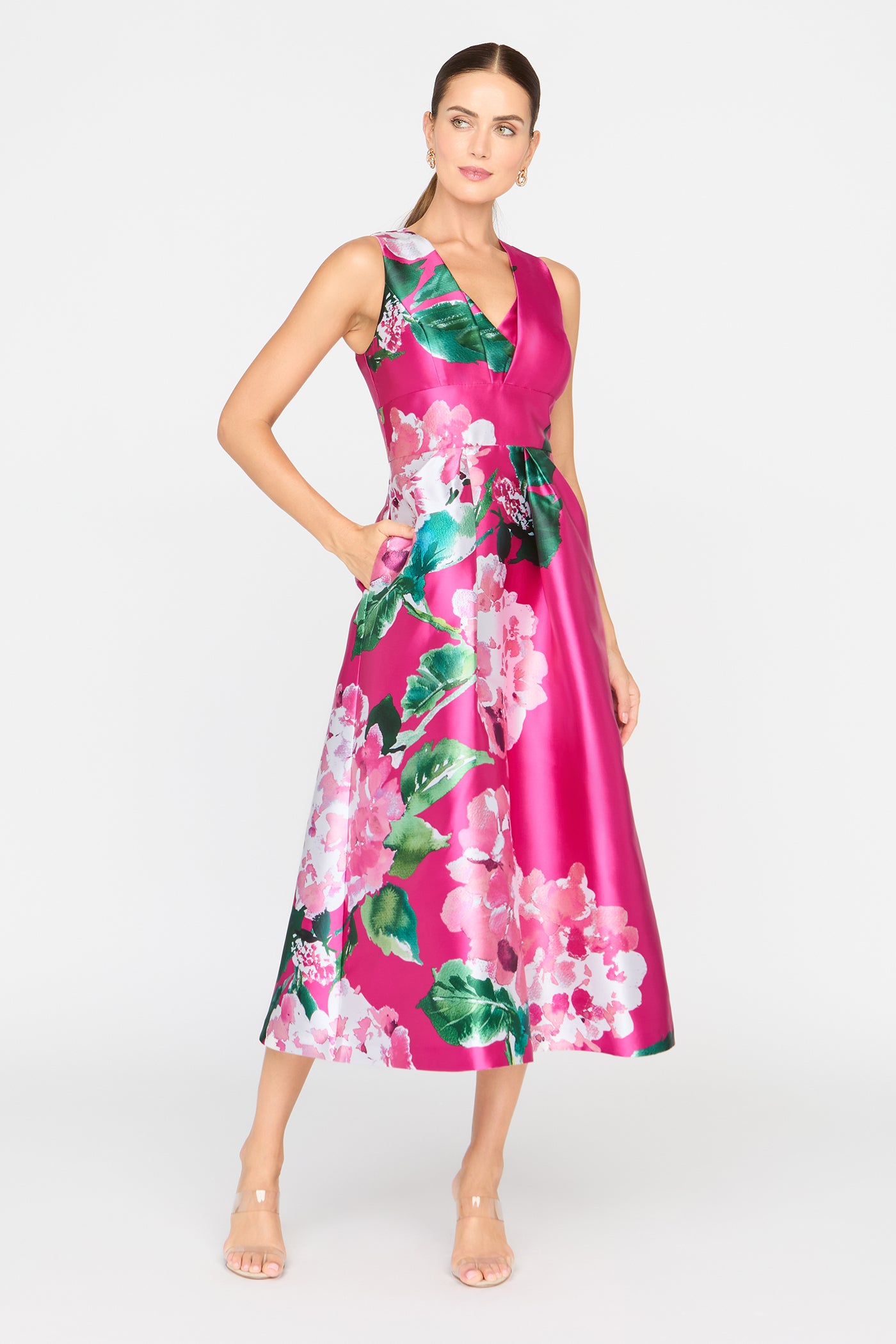 Raina Tea Length Dress