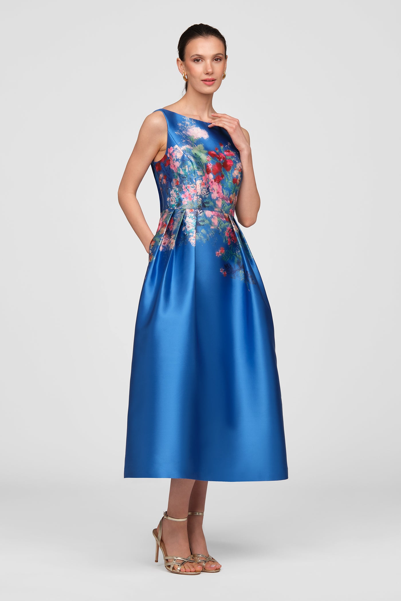 Dina Tea Length Dress