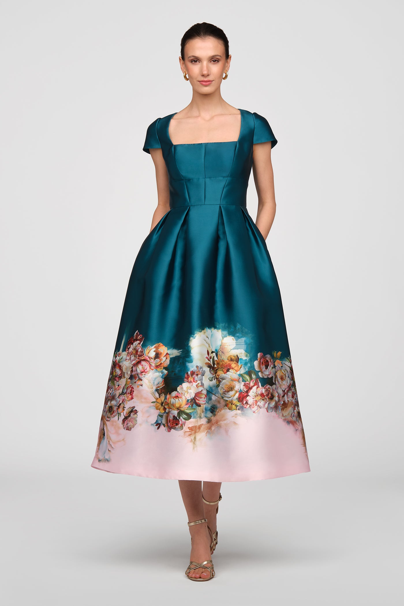 Amaya Tea Length Dress