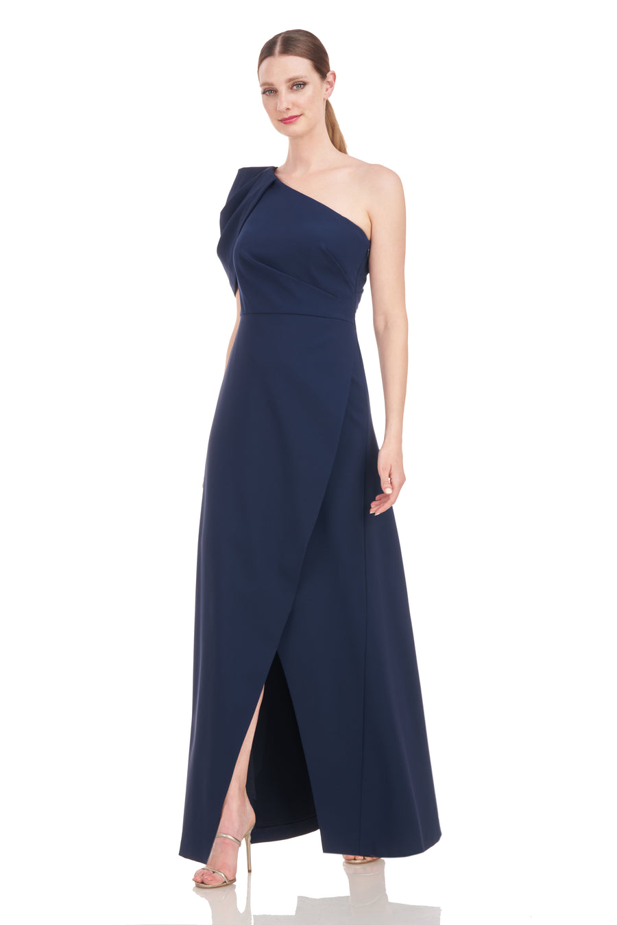 Briana Shoulder Draped Gown