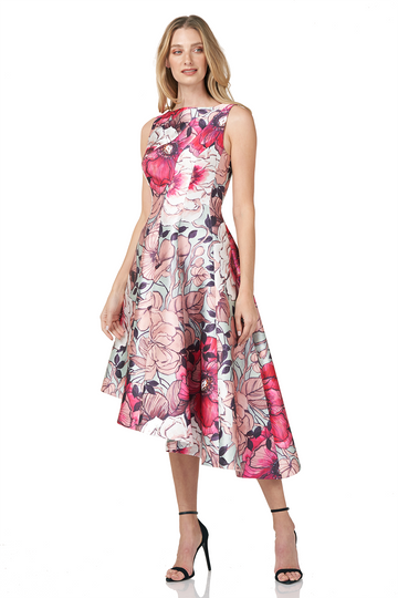 Floral Printed Midi Dress