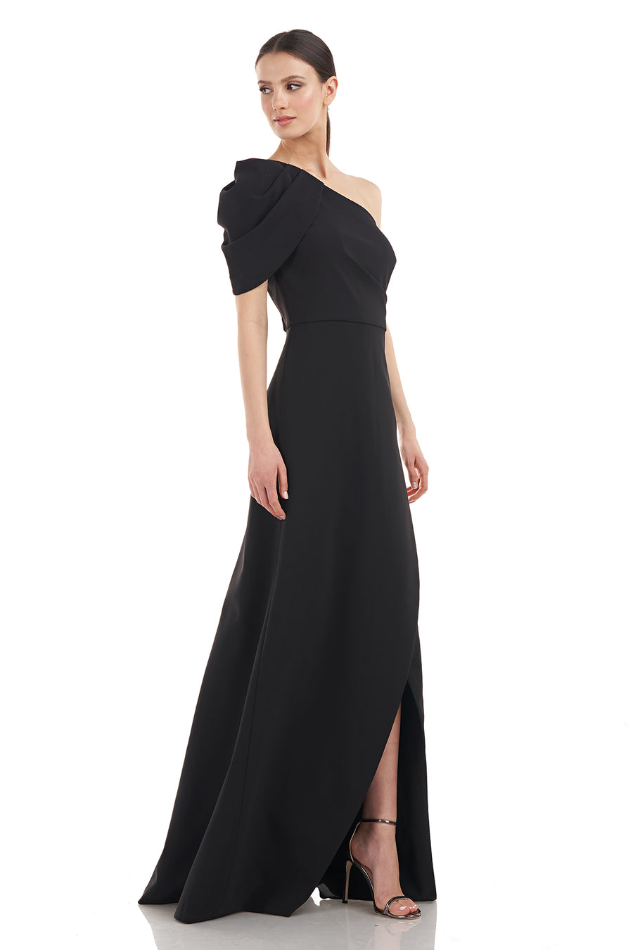 Briana Shoulder Draped Gown
