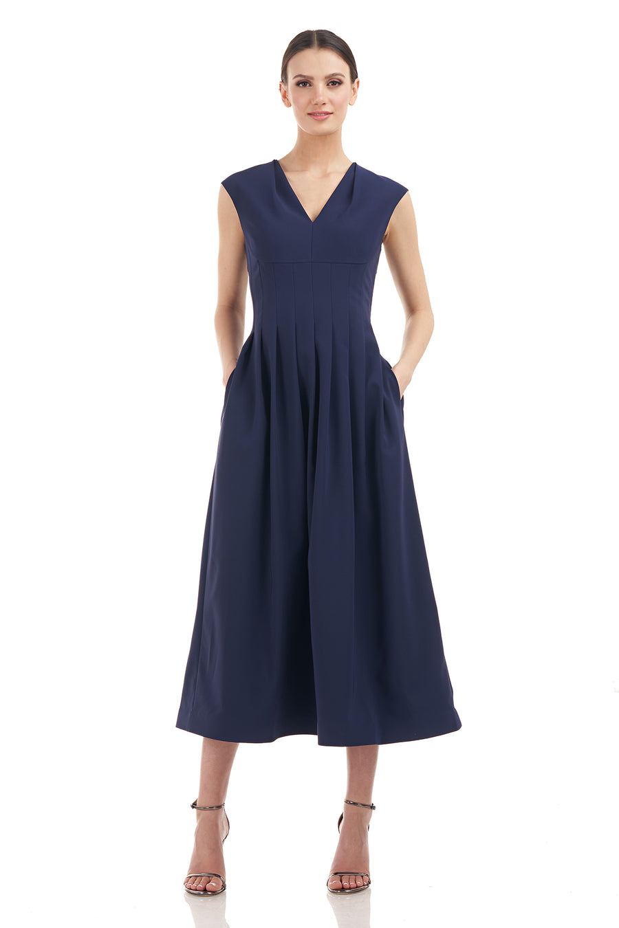 Simone T-Length Dress