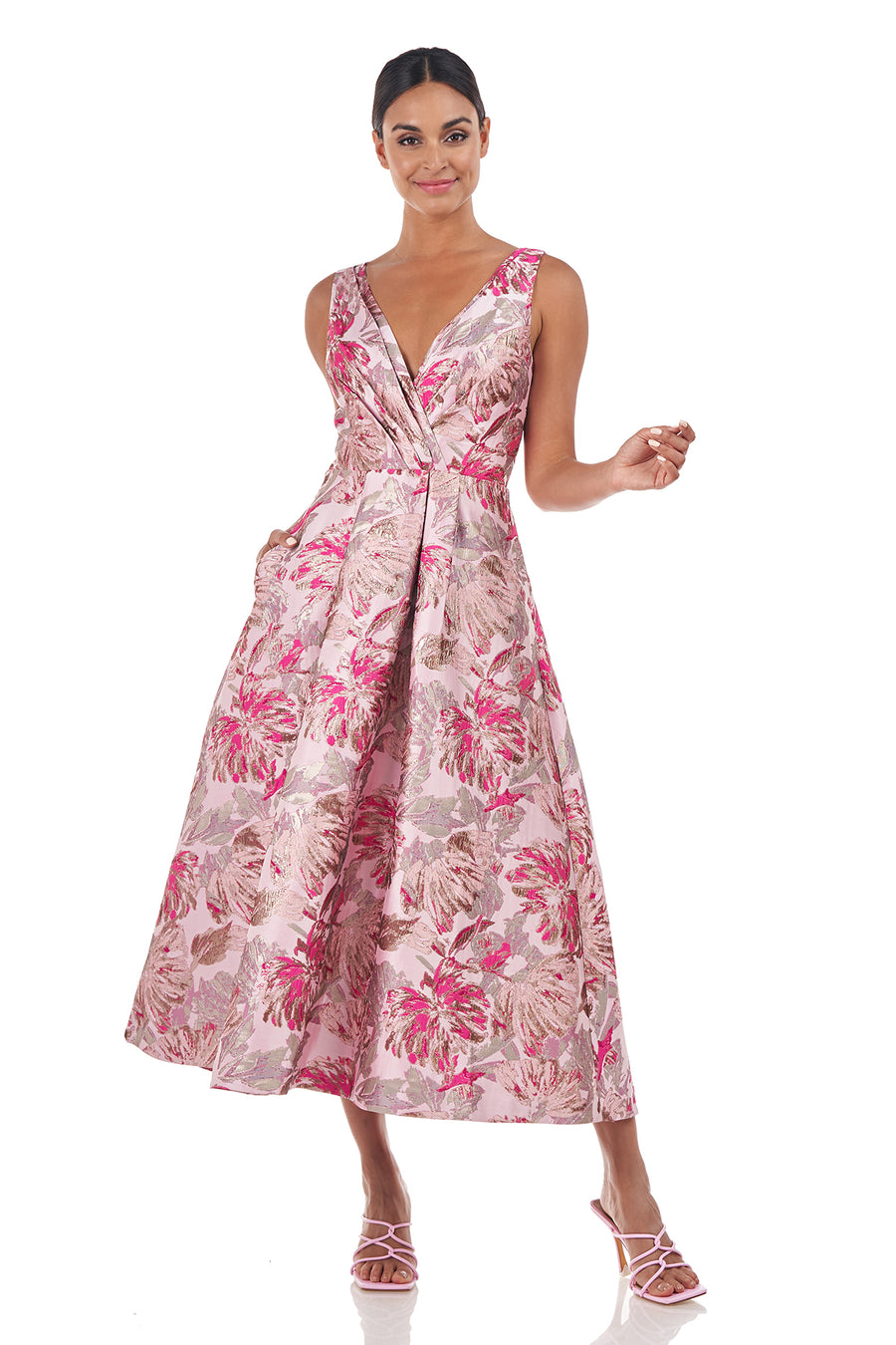 Poppy Tea Length Dress